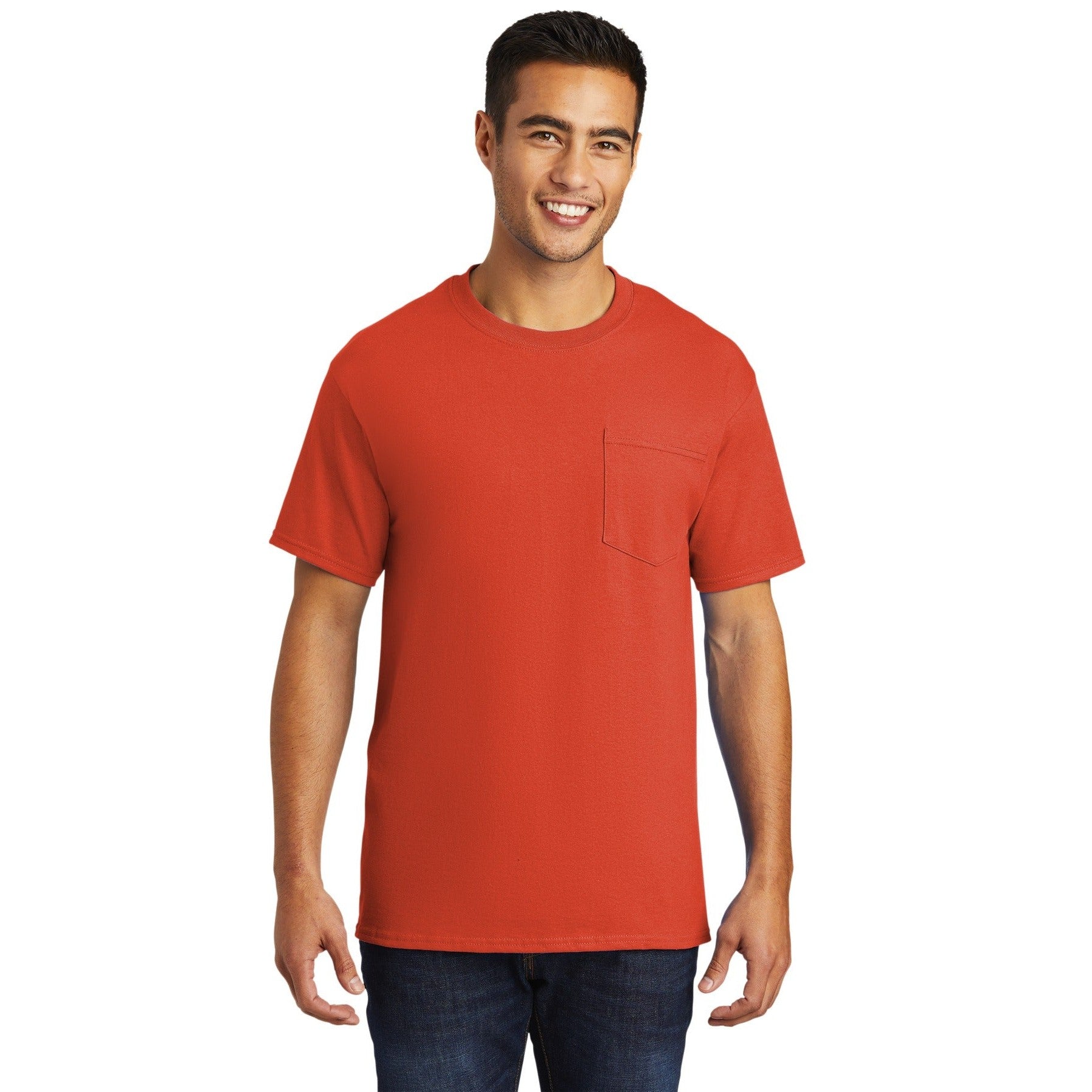 Port & Company-Port & Company® - Tall Essential Pocket Tee. PC61PT-MedTech-12